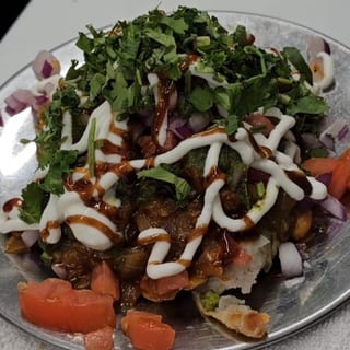 Chana Samosa Chat