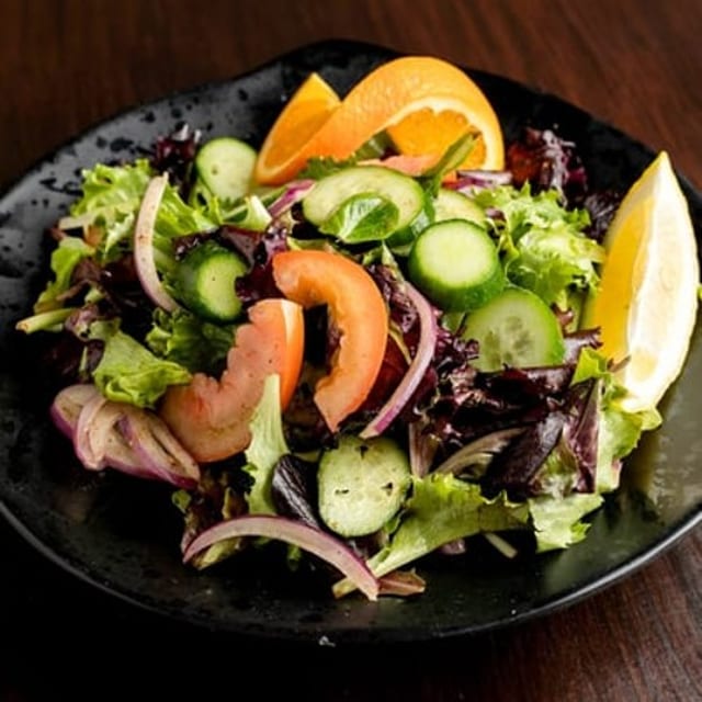 Katchumber Mixed Greens Salad.