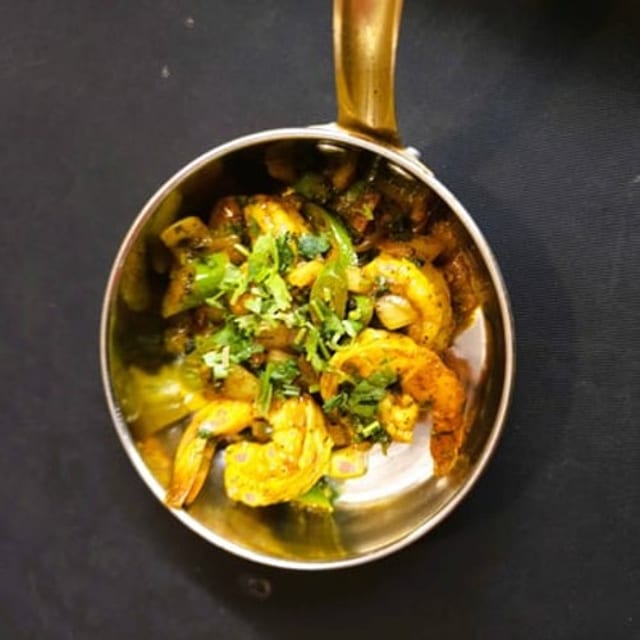Spicy Garlic Shrimp.